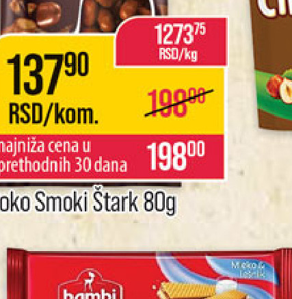 Čoko Smoki Starik 80g