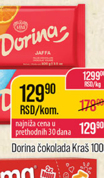 Dorina Čokolada Kras 100g