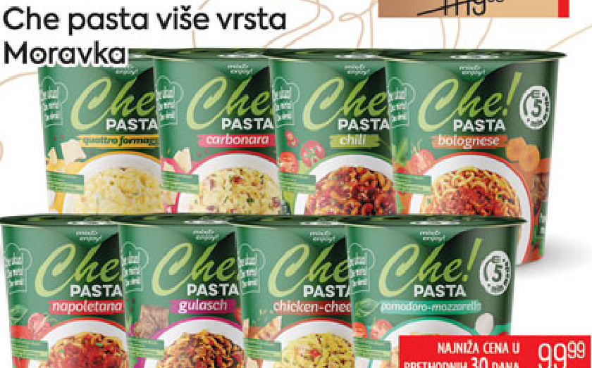 Che pasta vile vrste Moravska