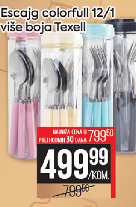 Čaša colorful 12/1 više vrsta Texel
