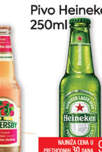 Pivo Heineken 250ml