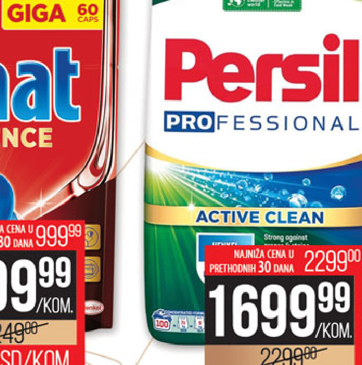 Tablete Somat Excellence 4in1 60/1 GIGA Pack