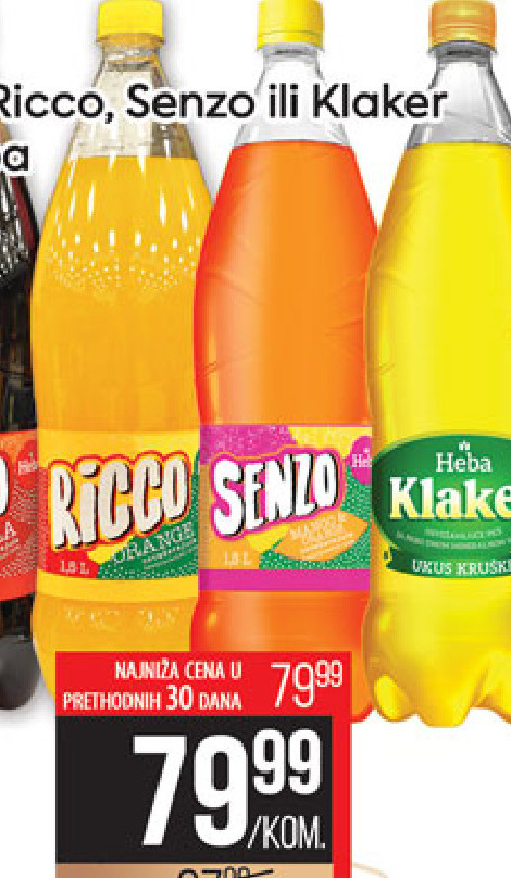 Tenzio Ricco, Senza ili Klaker 1.5l