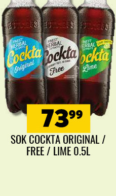 SOK COCKTA ORIGINAL / FREE / LIME 0.5L
