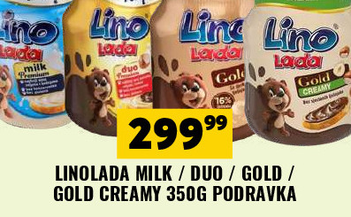 LINOLADA MILK / DUO / GOLD / GOLD CREAMY 350G PODRAVKA