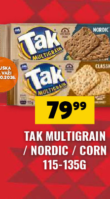 TAK MULTIGRAIN / NORDIC / CORN 115-135G