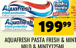 AQUAFRESH PASTA FRESH & MINTY / MILD & MINTY 125ML