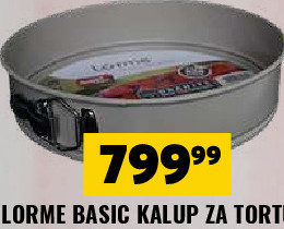 LÖRME BASIC KALUP ZA TORTU OKRUGLI 28X6.8CM GRANIT