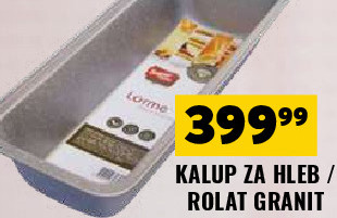 KALUP ZA HLEB / ROLAT GRANIT 33X14X7CM LÖRME