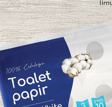 Toalet papir Ultra White 100% celuloza
