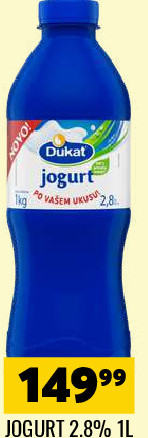 JOGURT 2.8% 1L DUKAT SOMBOLED