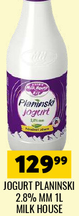 JOGURT PLANINSKI 2.8% MM 1L MILK HOUSE