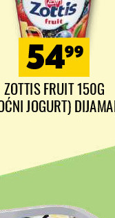 ZOTTIS FRUIT 150G (VOĆNI JOGURT) DIAMANT