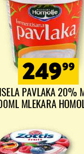 KISELA PAVLAKA 20% MM 700ML MLekara HOMOLIE