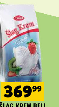 ŠLAG KREM BELI 500G YUMIS