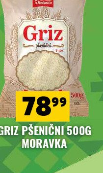 GRIZ PŠENIČNI 500G MORAVKA