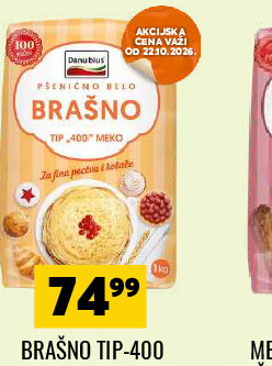 BRAŠNO TIP-400 DANUBIUS 1KG