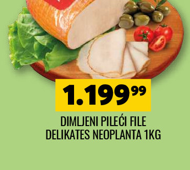 DIMLJENI PILEĆI FILE DELIKATES NEOPLANTA 1KG