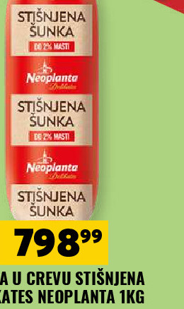 ŠUNKA U CREVU STISNJENA DELIKATES NEOPLANTA 1KG