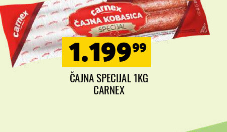 ČAJNA KOBASICA SPECIAL 1KG CARNEX