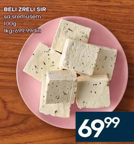 BELI ZRELI SIR sa kremšemom