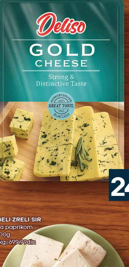 Deliso GOLD CHEESE Strong & Distinctive Taste