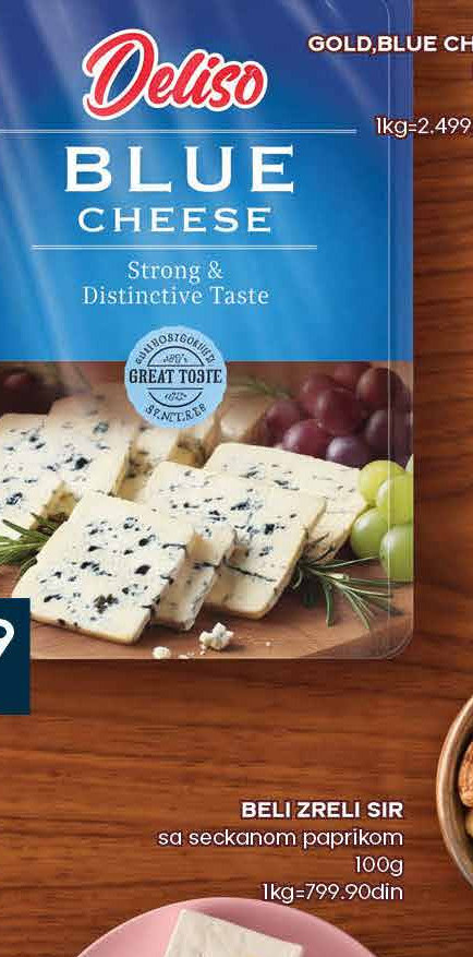 Deliso BLUE CHEESE Strong & Distinctive Taste