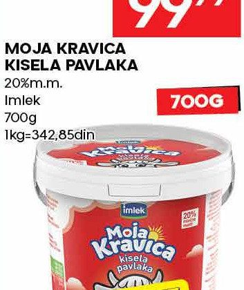 MOJA KRAVICA KISELA PAVLAKA 20%m.m.