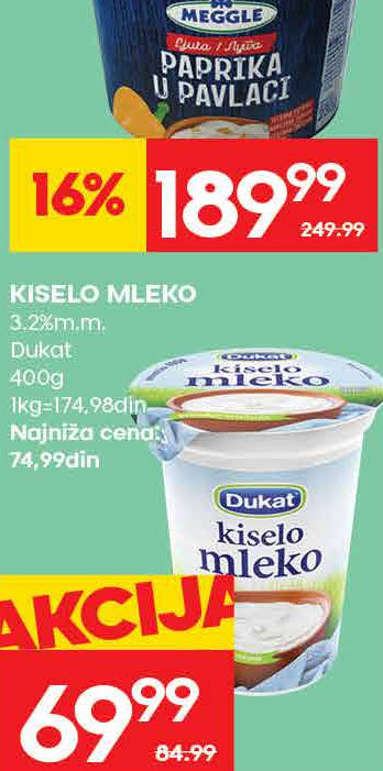 KISELO MLEKO 3,2%m.m.