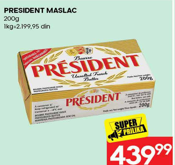 PRESIDENT MASLAC