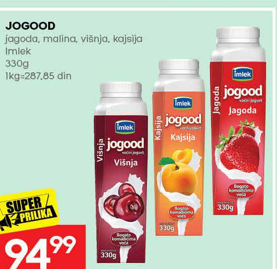 JOGOOD jagoda, malina, višnja, kajsija