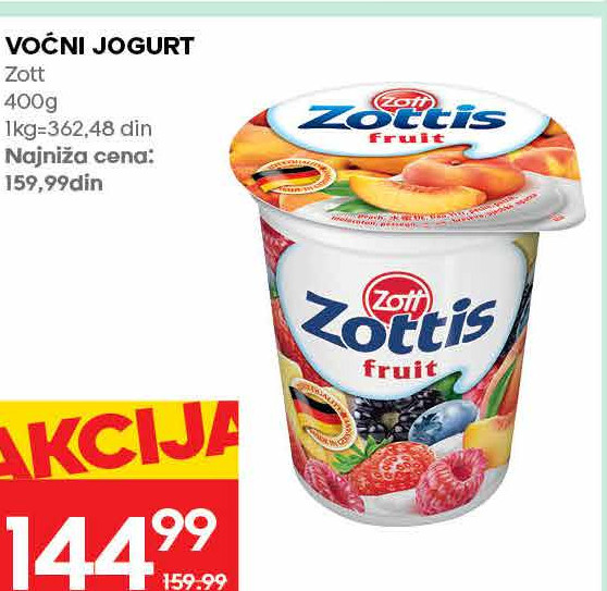 VOĆNI JOGURT Zottis fruit
