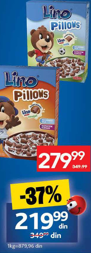 LINO PILLOWS pahuljice, musli 250g