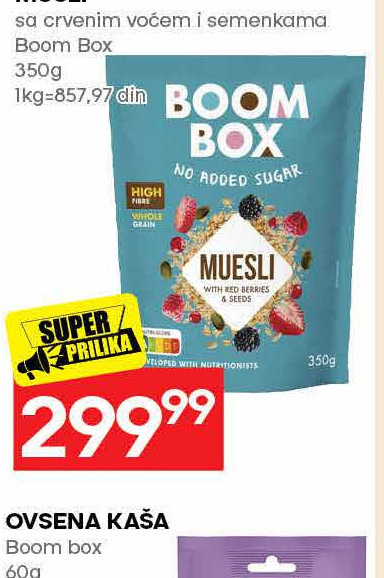 MUSLI sa suvenim voćem i semenkama
