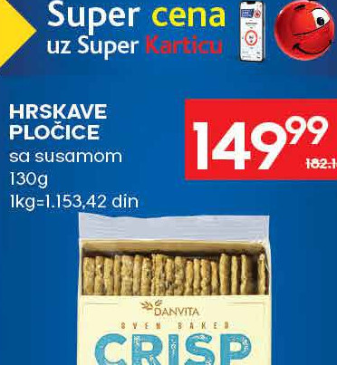 Super cena uz Super Karticu HRSKAVE PLOČICE