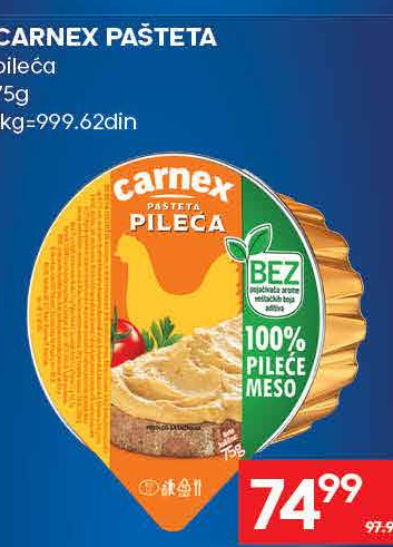 CARNEX PAŠTETA pileća