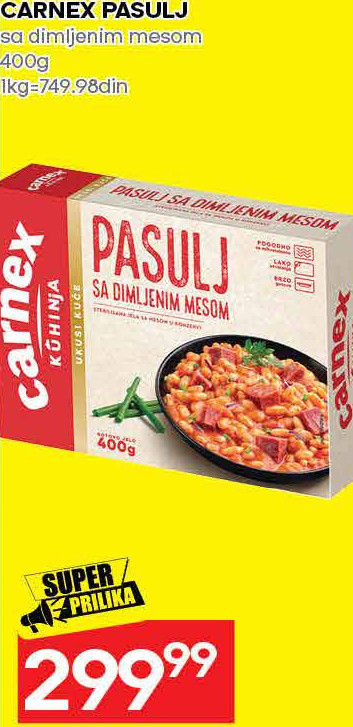 CARNEX PASULJ sa dimljenim mesom