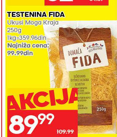 TESTENINA FIDA Ukusi Moga Kraja 250g