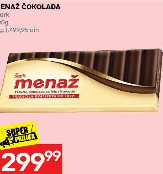 MENAŽ ČOKOLADA