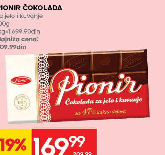 PIONIR ČOKOLADA