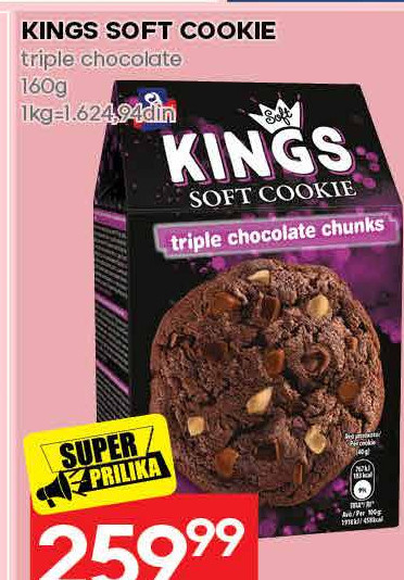 KINGS SOFT COOKIE triple chocolate
