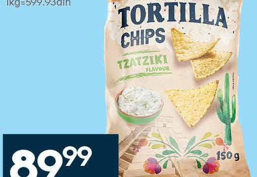 TORTILLA ČIPS tzatziki