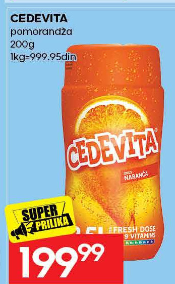 CEDEVITA pomorandža 200g