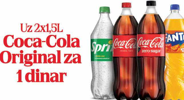 Coca-Cola Original 1.5L (Uz 2x1,5L)