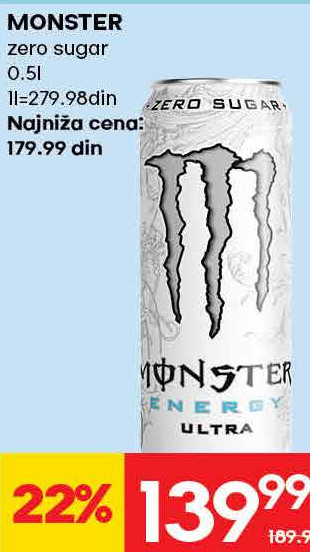 MONSTER zero sugar