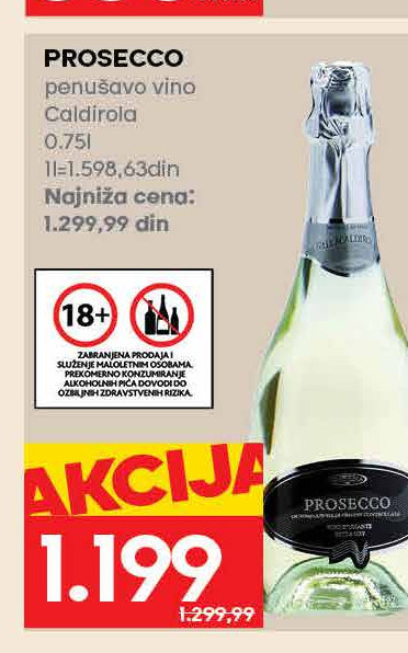 PROSECCO penušavo vino