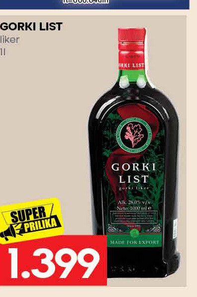 GORKI LIST liker