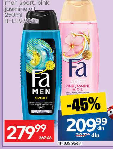 pena za tuširanje men sport, pink jasmine oil
