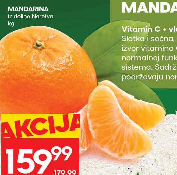 MANDARINA iz doline Neretve