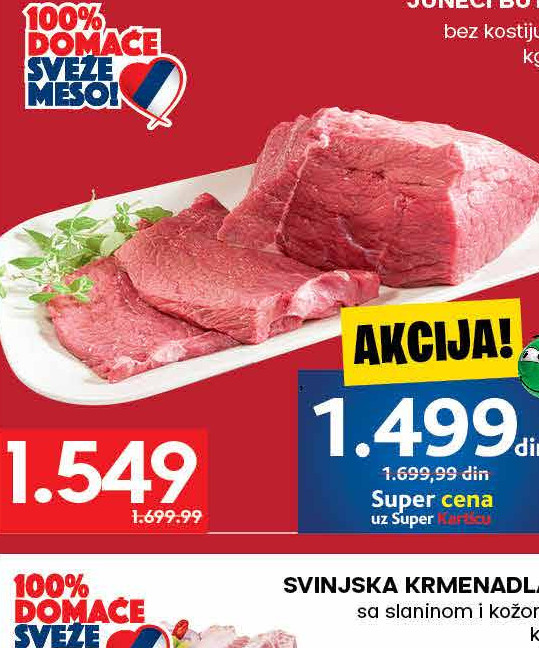JUNEĆI BUT bez kostiju